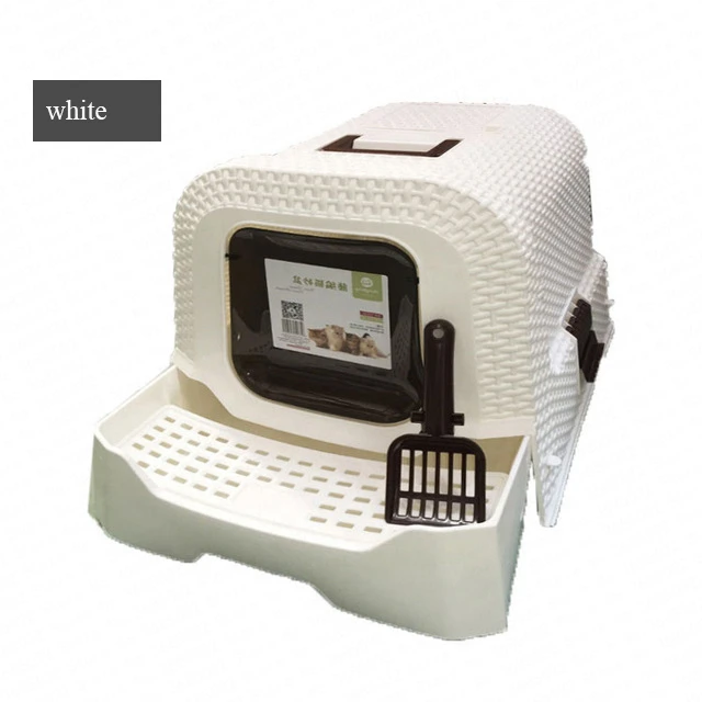 Semi Closed Litter Box Cat Toilet 2 Semi Closed Litter Box Cat Toilet 2