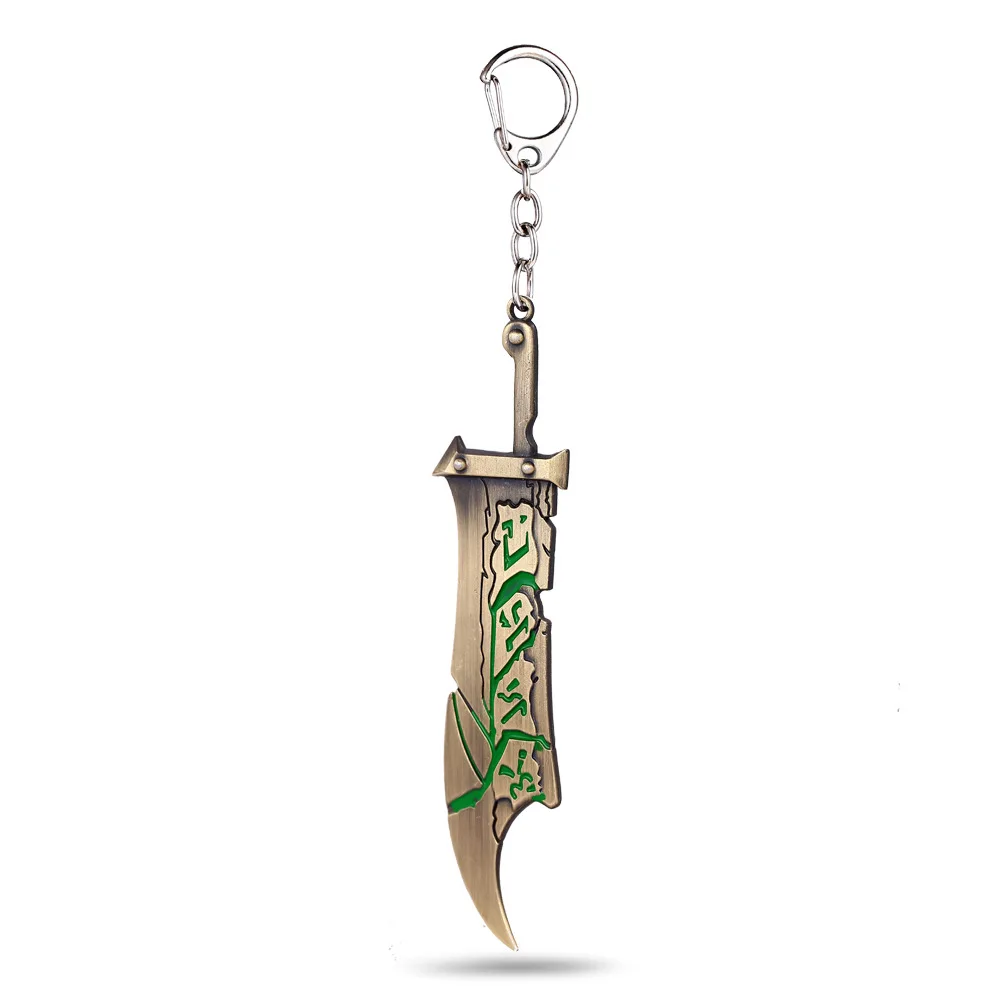 

JEWELRYGIFT 12cm Riven New Weapon Model Series Key Chain Ring Llavero Chaveiro League of Legendes Keyring Riven Gift