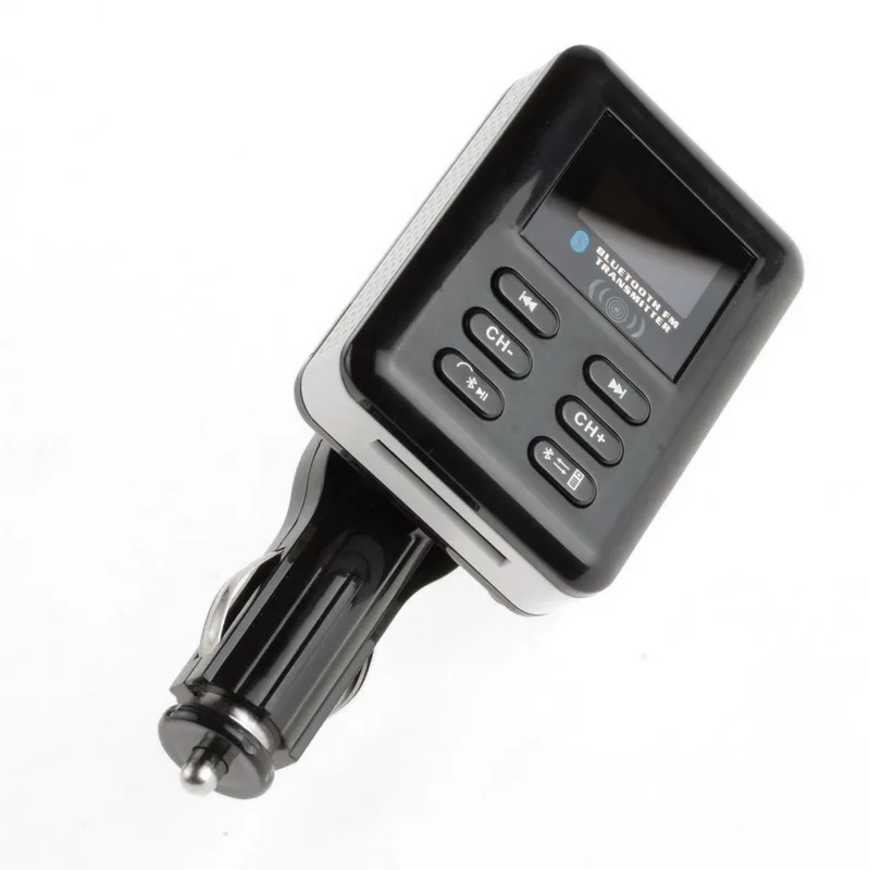 

New Bluetooth Car Kit MP3 Player FM Transmitter Steering Wheel USB SD MMC Card HOT P34