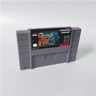 Contra III The Alien Wars карта действия для игры US версия на английском языке|Запасные