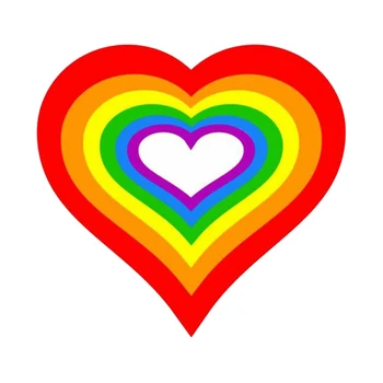 

Rainbow Love Sticker Skateboard Laptop Vinyl Applique Personalized Accessories Decoration