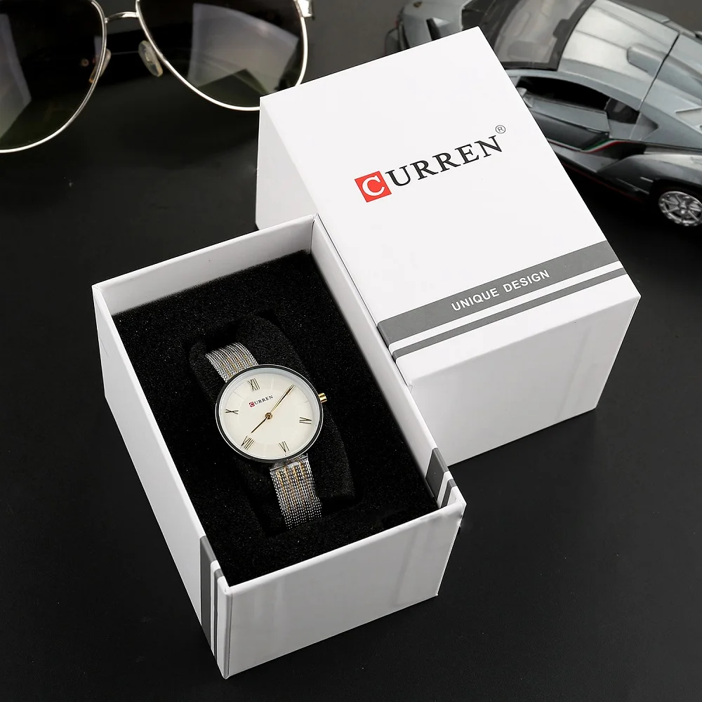 CURREN брендовая коробка для часов модные роскошные женские часы подарочные коробки(коробка не продается индивидуально, она продается вместе с часами