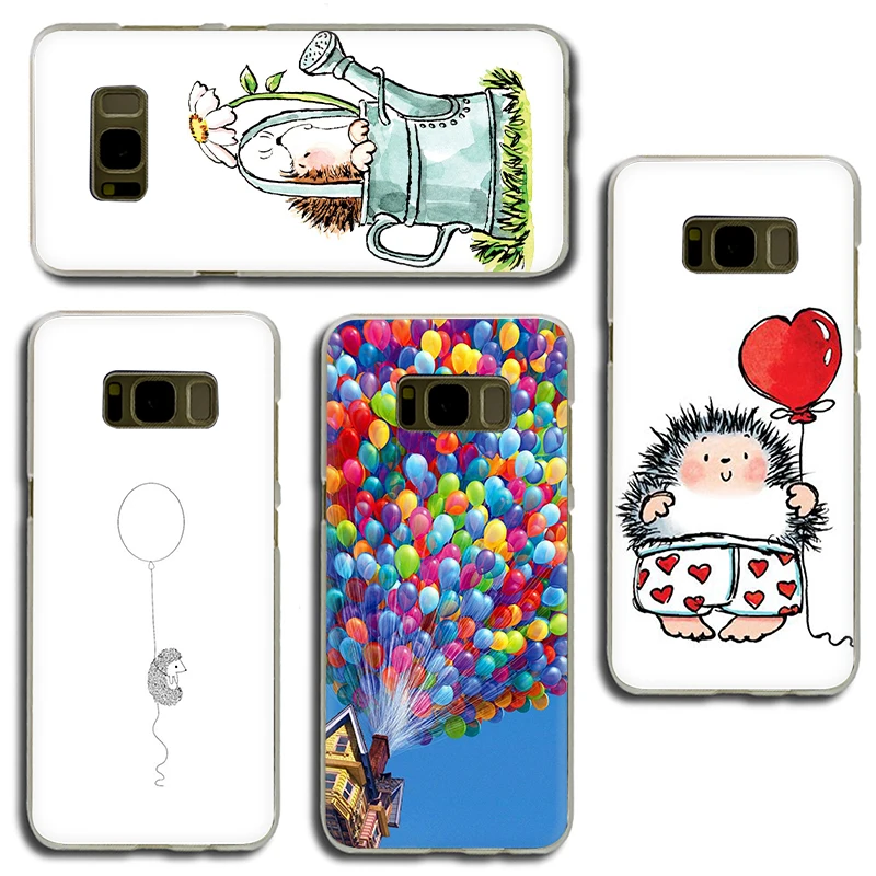 Любовное сердечка шар жесткий чехол для телефона Samsung Galaxy S6 S7 край S8 S9 S10 плюс S10e Note