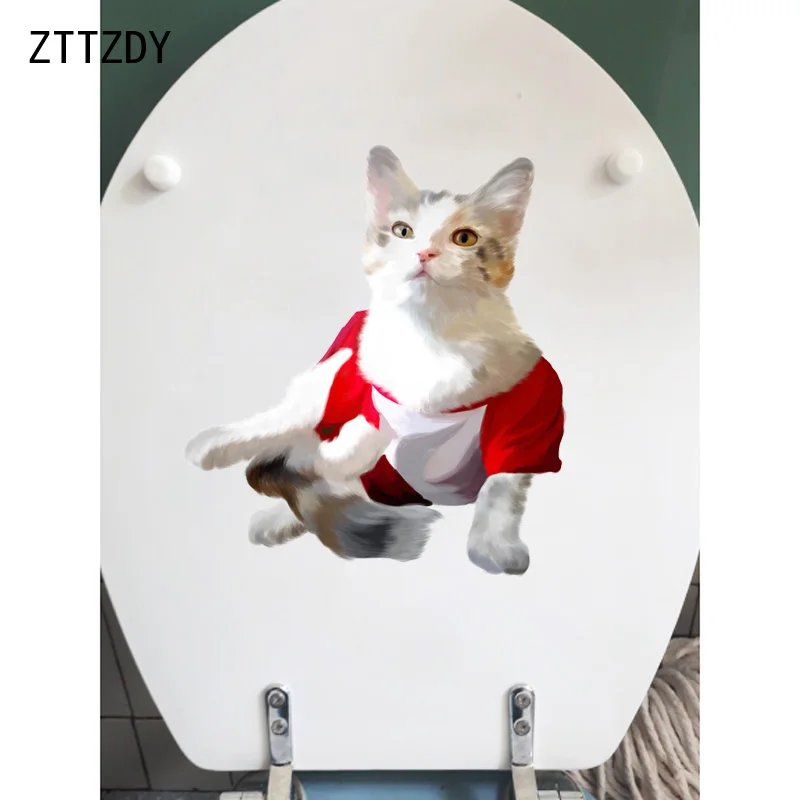 ZTTZDY 21*23 6 см Современный Кот гостиная украшение для дома цветная Настенная