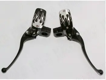 

Universal 7/8" Handlebar Control Brake Clutch Master Cylinder oil Fluid Reservoir Lever For Yamaha VStar Virago Road Star