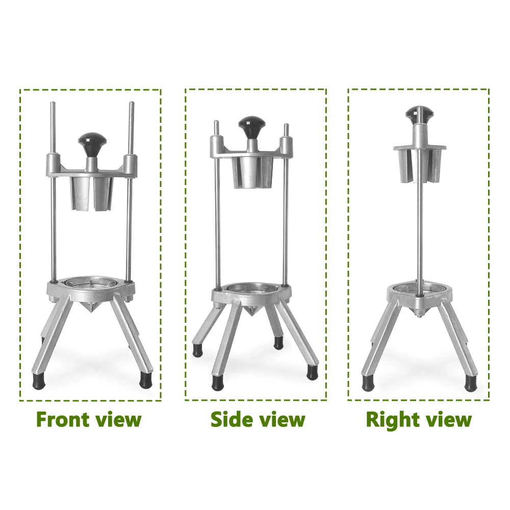  Vertical Manual Fruit Divider Machine Aluminum Alloy Handle Fruit Shard Block Maker Kitchen Cutting - 33026496395