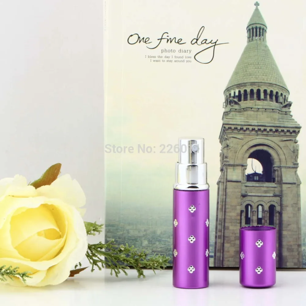 High Quality 4 Pcs Amazing Travel Perfume Atomizer Refillable Spray Empty Bottle 4 Colorsin