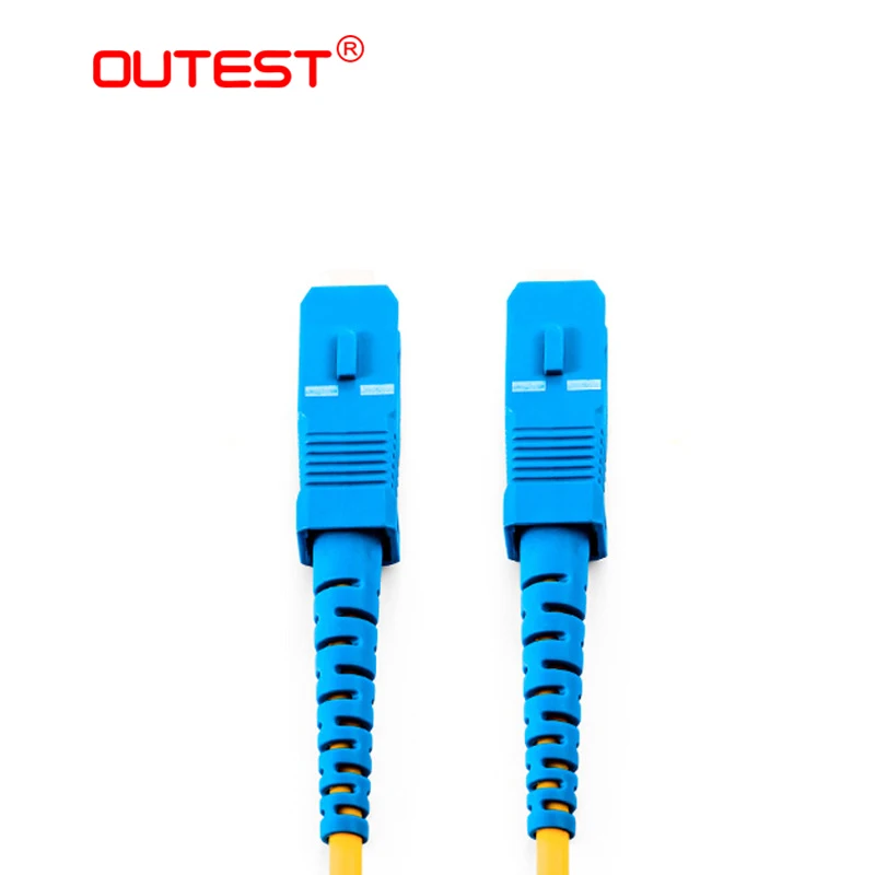 OUTEST SC в волоконный патч-корд SC соединительный кабель SM Simplex одномодовый оптический для сети 3 м