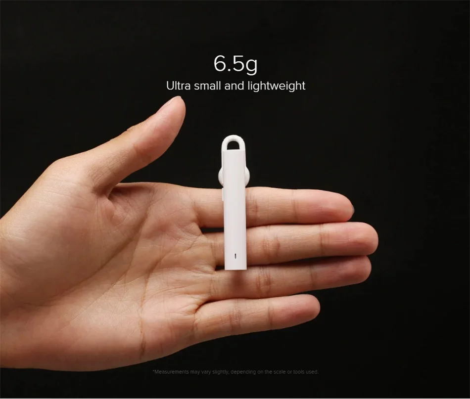 Xiaomi Bluetooth гарнитура Молодежная версия беспроводные наушники Handfree HD вызов 6,5g 3 размера почки 3 кнопки микрофон