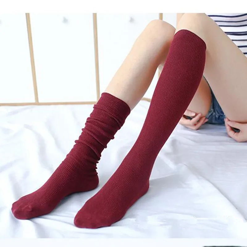 1 Pair Hot New Spring Autumn Winter Women Socks Casual Soft Cotton Long