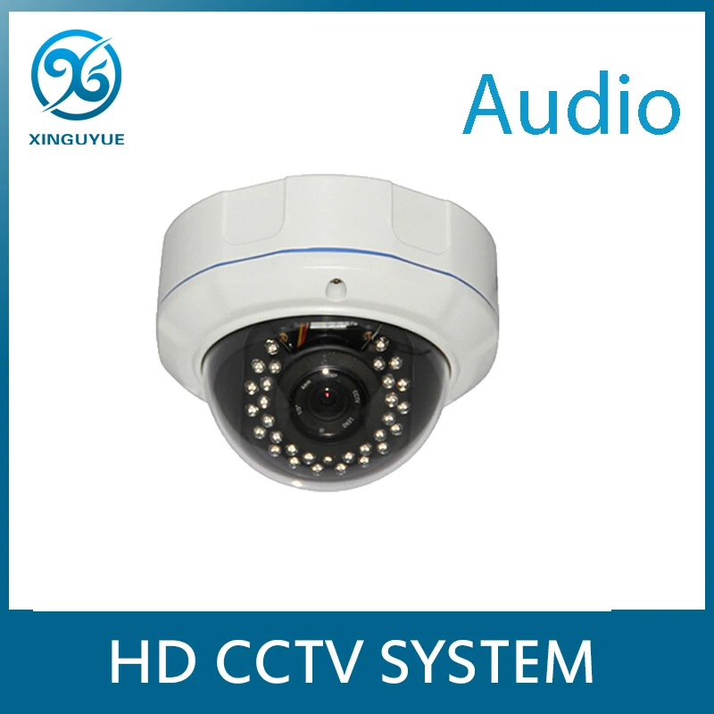 XGY Бесплатная доставка видеонаблюдения Аудио ip-камера HD 5.0MP H.265 с динамик микрофон