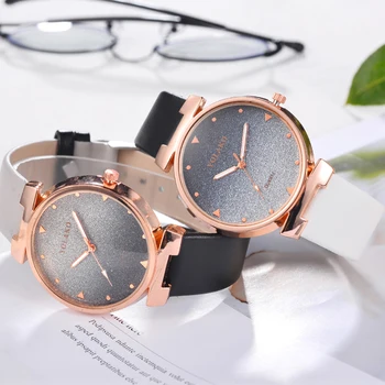 

Unisex Fashion Watch Multicolor Scrub Quartz Geneva Clocks Rose Gold Silica Gel Strap Party Decoration WristWatch zegarek damski