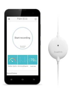 

SnapECG holter Mini ECG/EKG Portable Mini wearable ECG Monitor Measurement Machine Real-time heart for Android and IOS