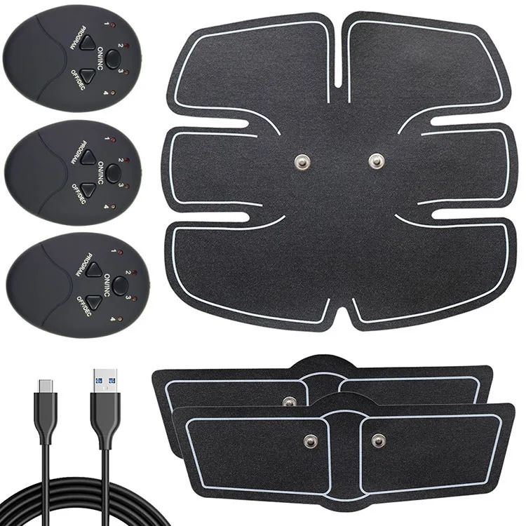 usb charger EMS Trainer Abdominal Muscle Stimulator  (4)