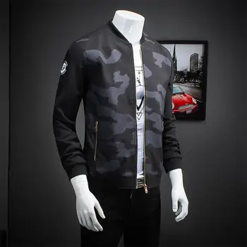 

8XL 7XL 6XL 5XL New Arrival Spring Men's Jackets Solid Fashion Coats Male Casual Slim Stand Collar Jacket Men Outerdoor Overcoat
