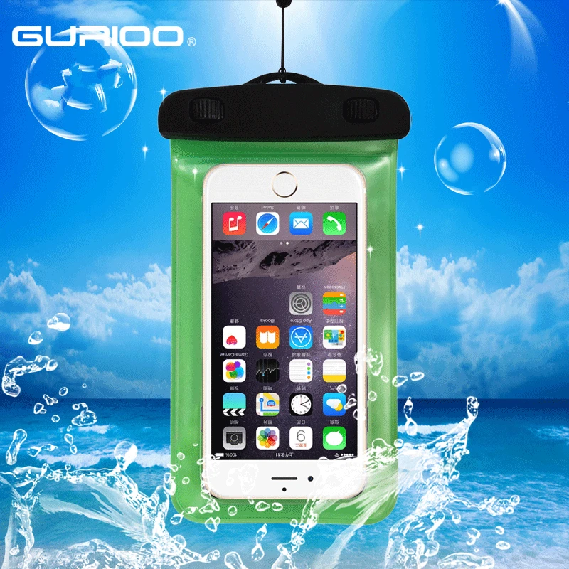 

Universal Waterproof Phone Case Bag 6 inch Transparent Sealed Touchable Pouch Diving Photographed Phone Bag for iPhone Samsung