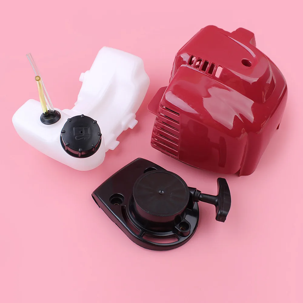 Top Cylinder Engine Cover Recoil Pull Starter Fuel Tank Kit For Honda GX35 GX 35 4 Stroke Engine Trimmer Lawn Mower Parts