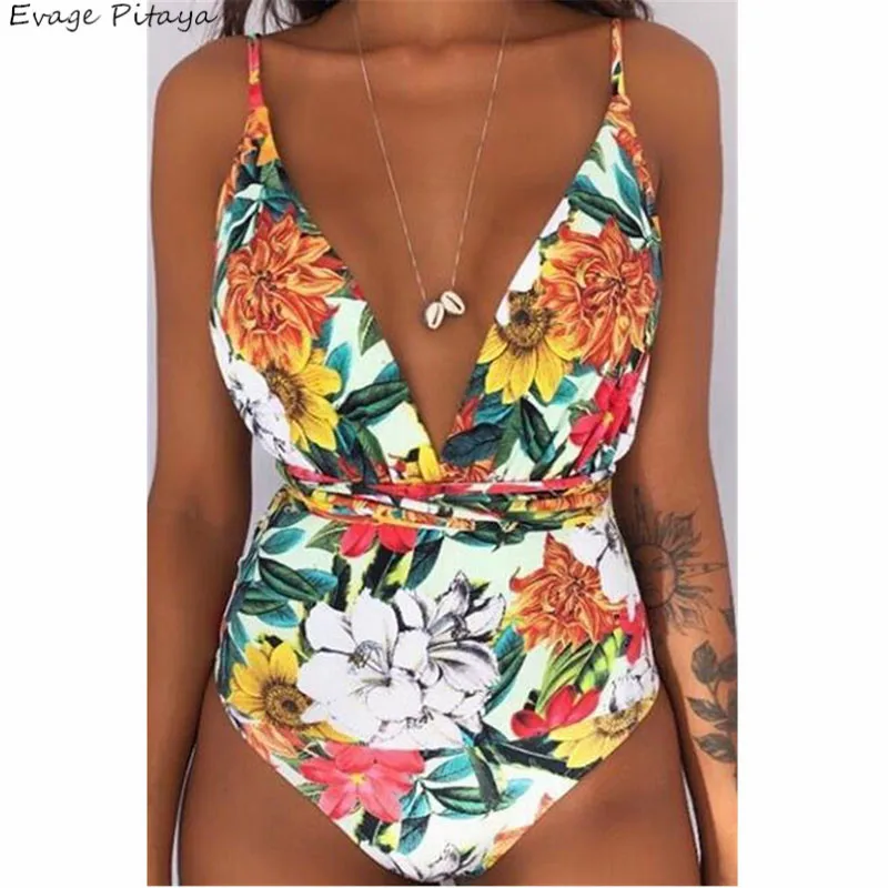 Женский купальный костюм Цельный купальник maillot de bain femme 2019 открытая спина