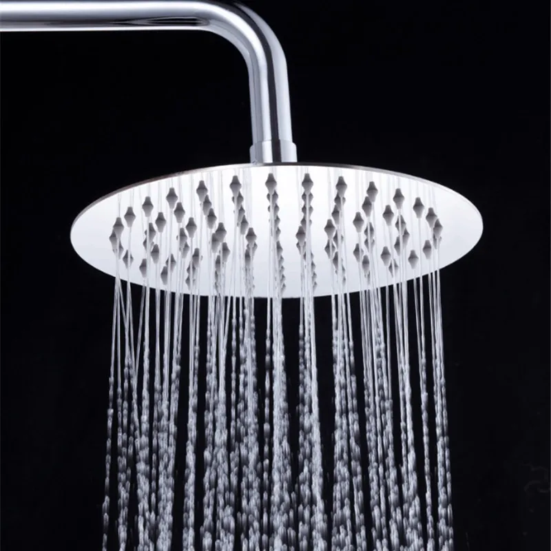 

Yooap SW-21 High Quality All Stainless Steel Bathroom Rain Shower Bathroom Accessories Shower Head Round