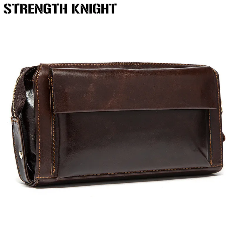 

New Men wallets Coin zipper Pocket long Design men's wallet Leather Wallet male clutch bag purse small hand bag man