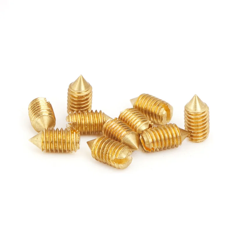 30pcs M2.5 brass bolts black slotted none screw machine bolt screws cutting edge 3mm~12mm length | Обустройство дома