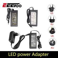 EeeToo Netzteil DC 12V 5A Power Adapter Versorgung 5V 24V 1A 2A 3A 6A 8A LED transformator AC220V zu DC12V Konverter für LED Streifen(China)