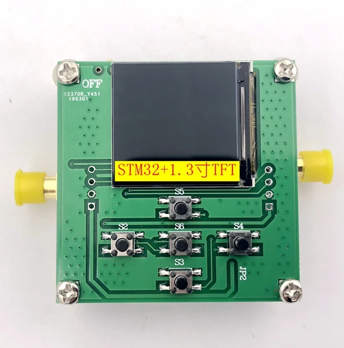 HMC833 25 м-6 ГГц РФ источник сигнала модуль PLL развертки источник STM32 управления с открытым исходным кодом TFT