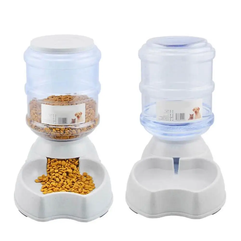 TPFOCUS 3.8L Dog Automatic feeders plastic water bottle for cat bowl