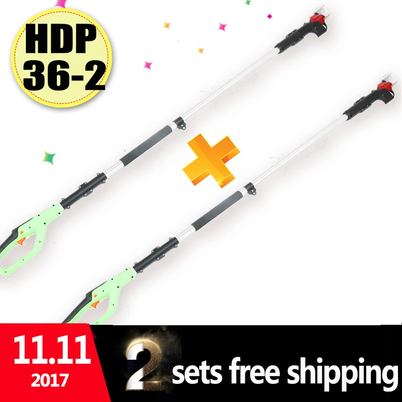 TWO SETS PACKS 3 multi use way long arm pruner with the pole take off and