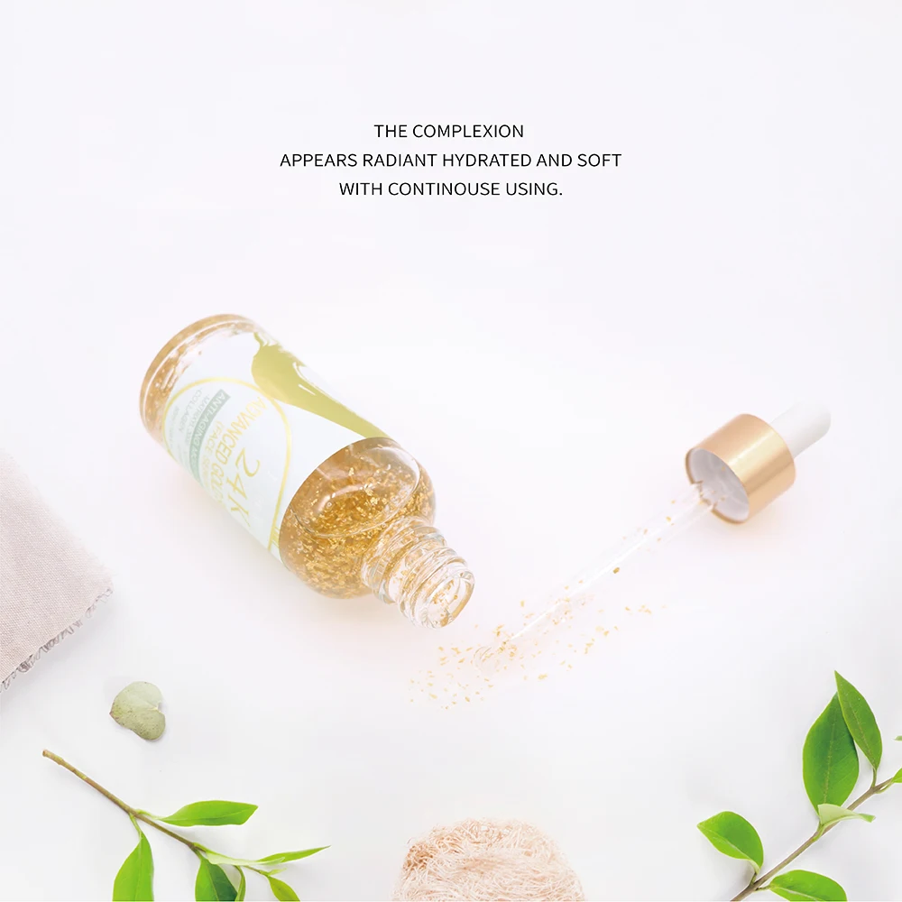 Isner Mile Avançado Ouro Soro Facial Anti-rugas Endurecimento Clareamento Essência Hidratante Iluminar Anti-envelhecimento 30ml 24k 3 anti-rugas endurecimento clareamento essência hidratante iluminar anti-envelhecimento soro 30ml