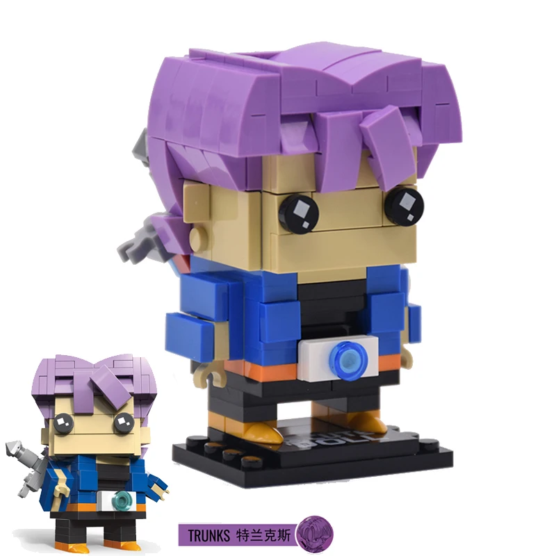 Decool Brickheadz Dragon Ball Z Супергерои Железный человек Marvel Супергерои фигурки Бэтмена строительные блоки кирпичи головы игрушки - Цвет: Style 6