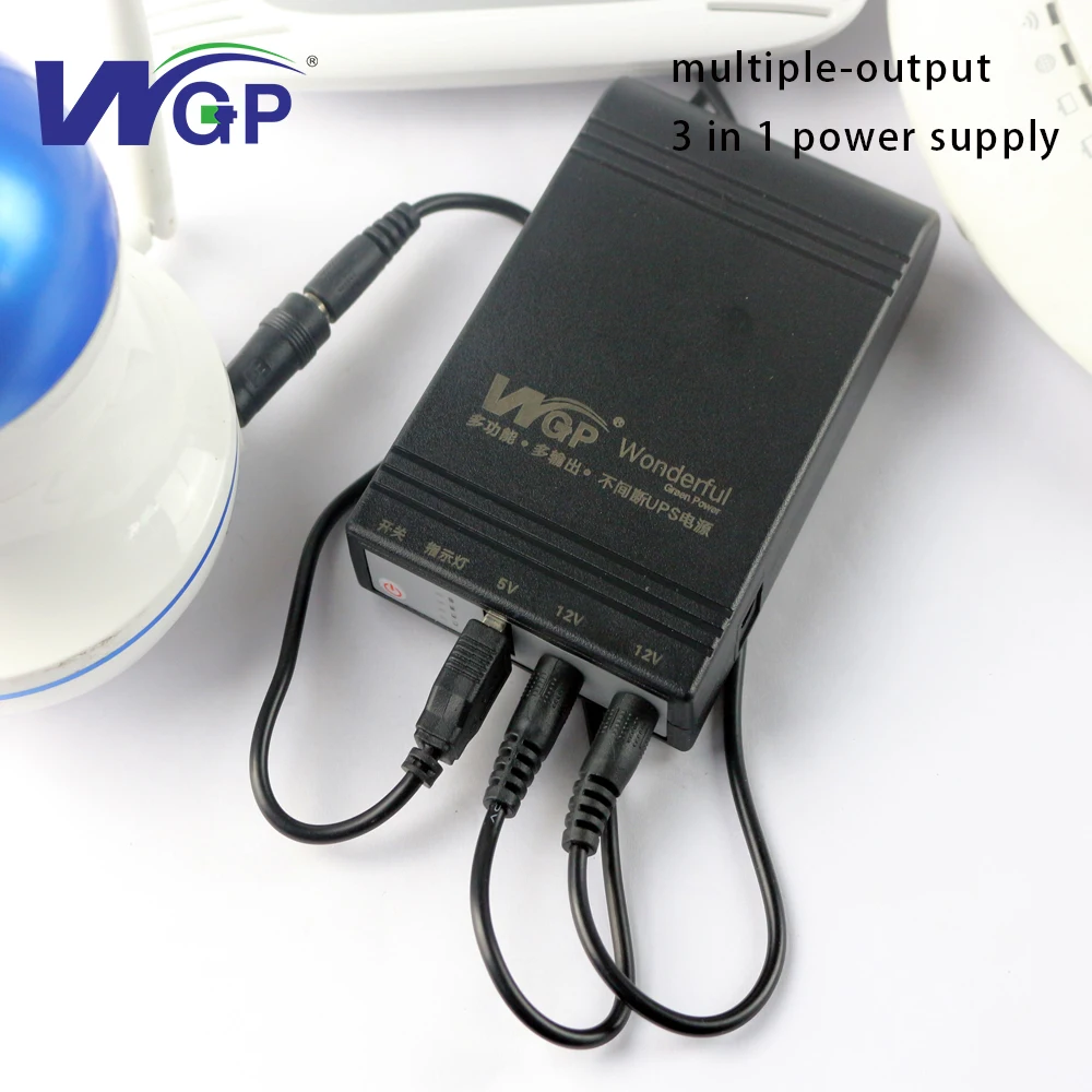  Wifi Router Ip Camera UPS Battery Backup Uinterruptible Power Supply DC Portable 5V 9V 12V 1A Mini 