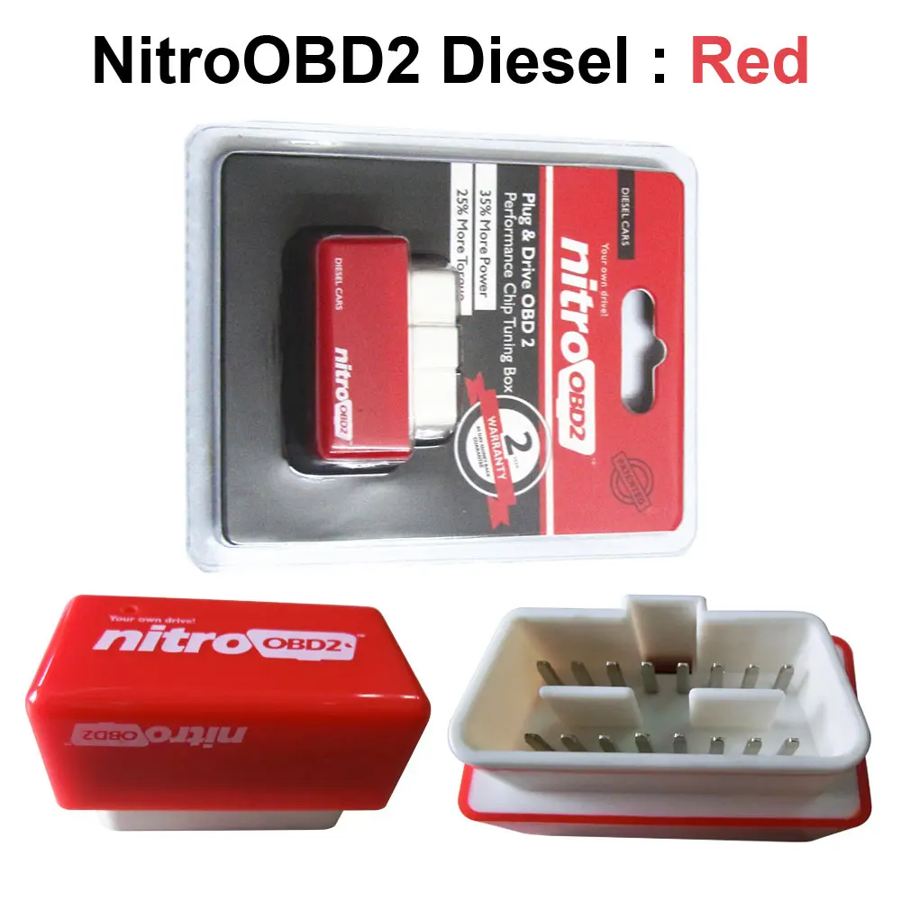 

Drive NitroOBD2 Performance Chip Tuning Box for Diesel Cars