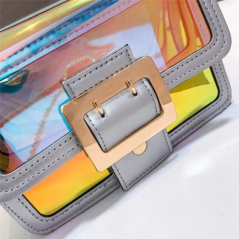  Fashion Lady Classic Wild Transparent Jelly Shoulder Bag Crossbody Bag bolso mujer sac a main torebki damskie 40AP1218