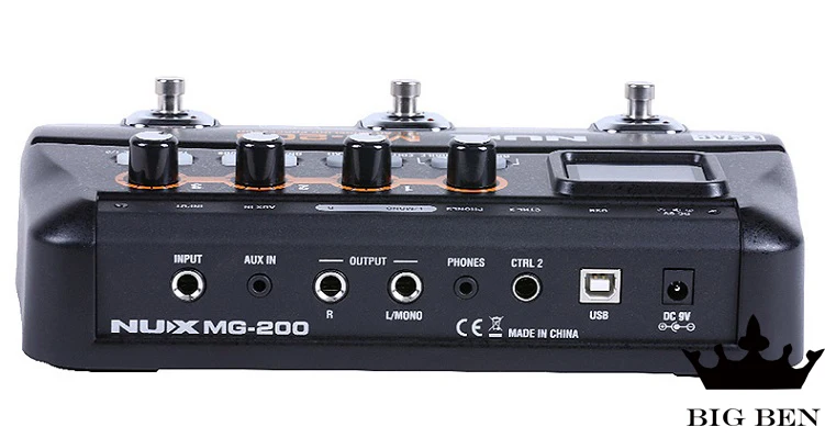 Эффект устройства MG-200 Гитары Модель процессора мульти-эффект процессор 6-графический эквалайзер, разработанный специально для электрогитары