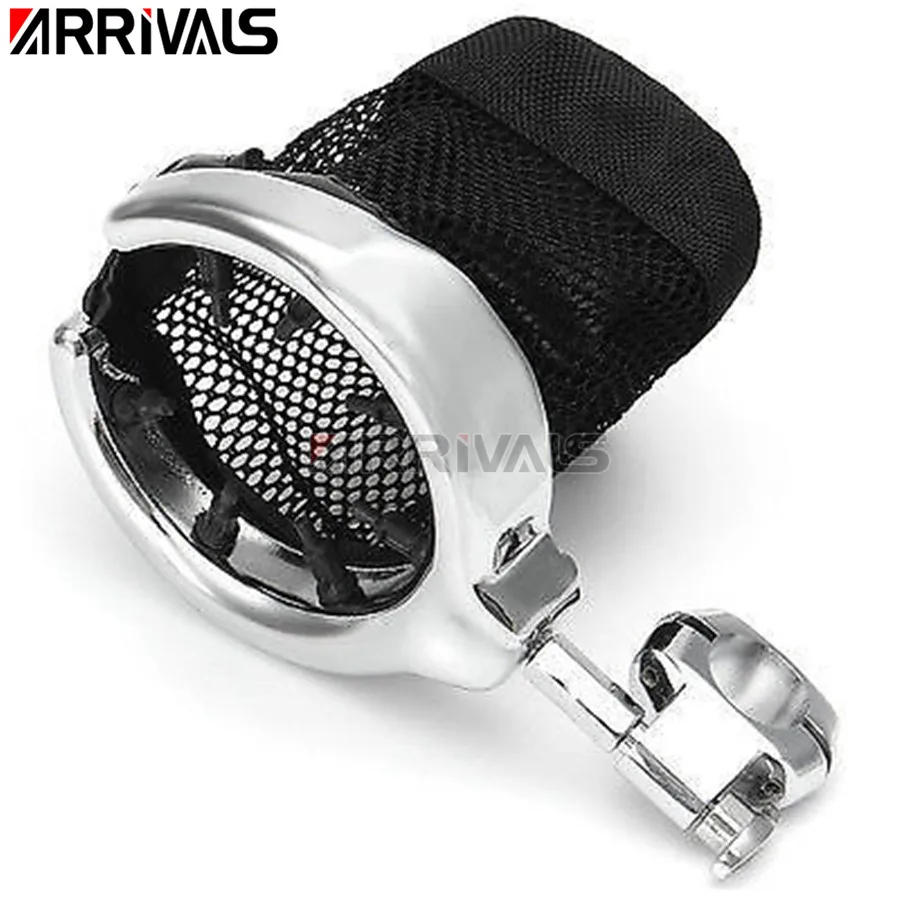 Online Motorrad Lenker Tasse Halter Balck Chrom Metall Trinken Korb Passt Für Honda Für Kawasak Für Harley Custom Dyna Fat Bob