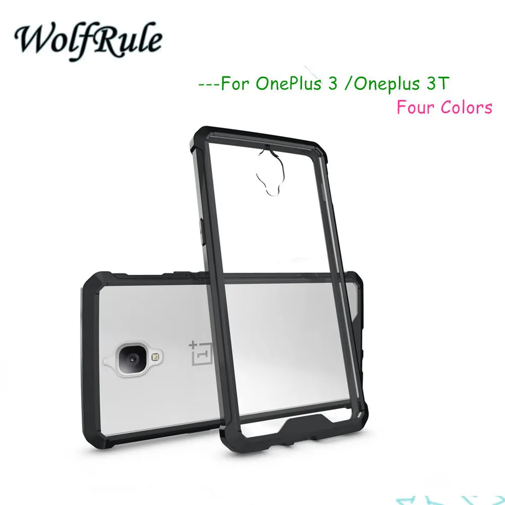

Case For Oneplus 3 Cover Anti-Knock TPU & Transparent PC Cover For Oneplus 3 One plus Three Fashion Style Mobile Phone Capa <