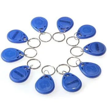 

100 x Key Badge Proximite RFID 125Khz ABS Blue Security for Home