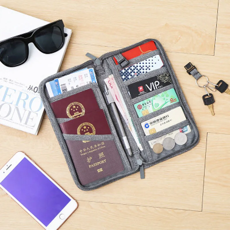 OKOKC Solid Colors Passport Credit Card Cover Bag Passport Protective Cover Document Receipt Package Passport Holder OKOKC Solid Colors Passport Credit Card Cover Bag Passport Protective Cover Document Receipt Package Passport Holder