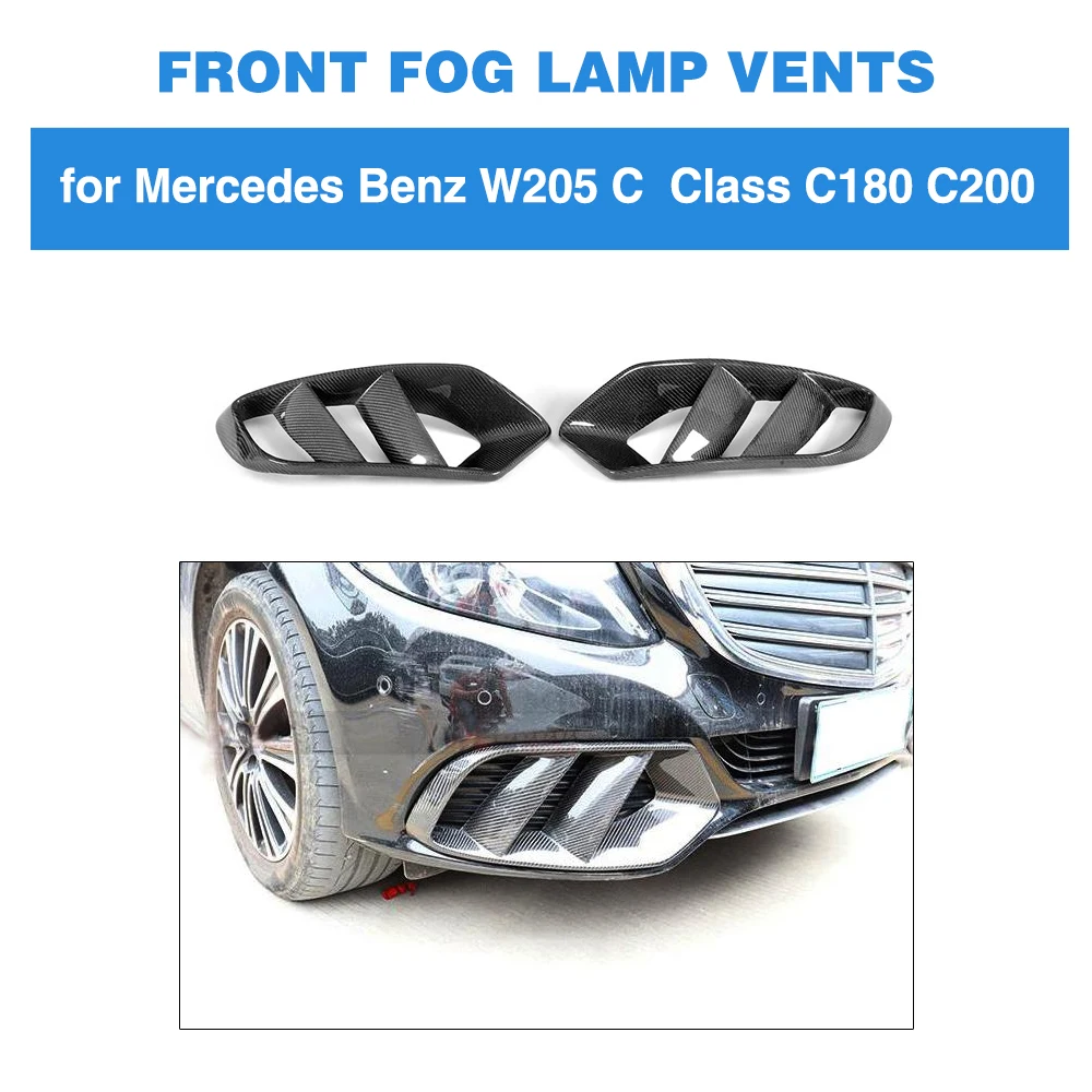 Carbon Fiber / FRP Front Bumper Air Vent Trim Mesh Grill Frame for