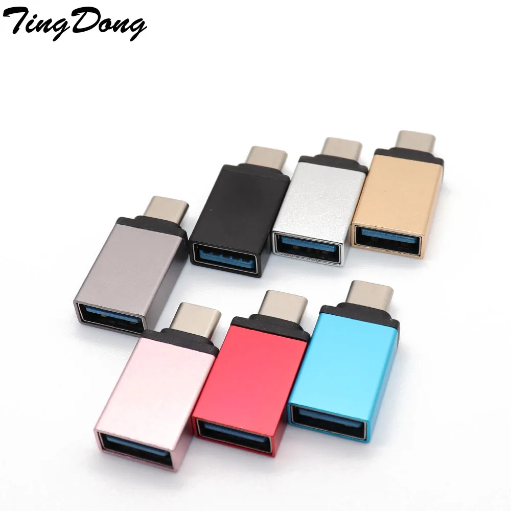 

USB-C Type-C To USB OTG Mini Adapter 3.0 Converte For Samsung Galaxy Note8 High Speed certified Cell Phone Accessories Charger