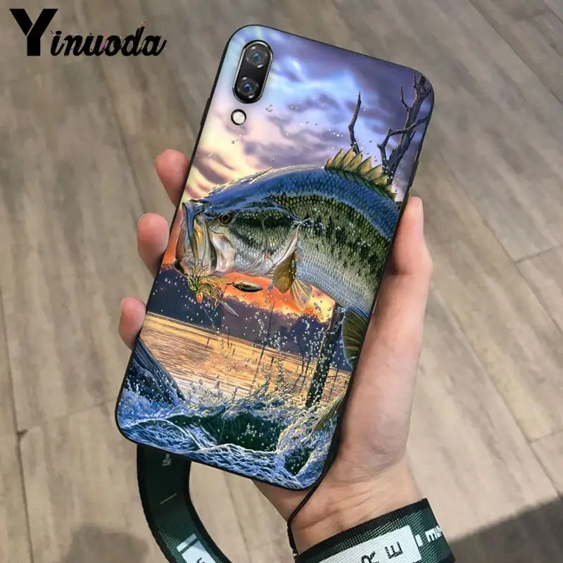 bass fishing painting