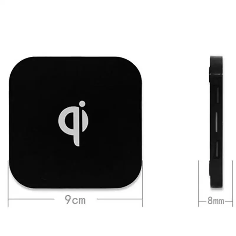 Black Classic 2USB Qi Wireless Charger Transmitter Charging Pad For Nexus 5 6 7 Lumia 1520 1020 930 920 Free Shipping