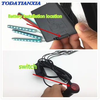 

Car styling Decoration Light FOR honda fit volkswagen golf 4 megane 2 peugeot 3008 2017 renault laguna 2 opel corsa Accessories