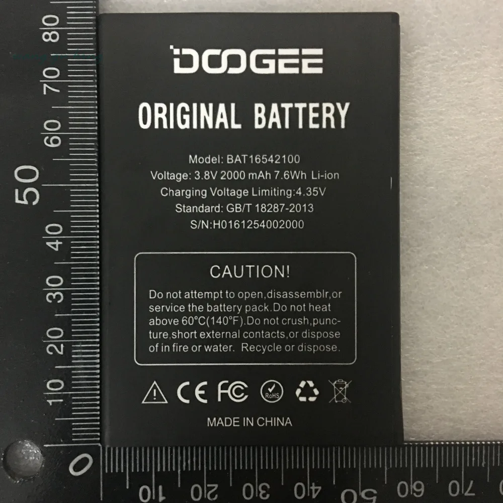 

For DOOGEE X9 Mini Battery Replacement BAT16542100 2000mAh Large Capacity Li-ion Backup Battery For DOOGEE X9 Mini Smart Phone
