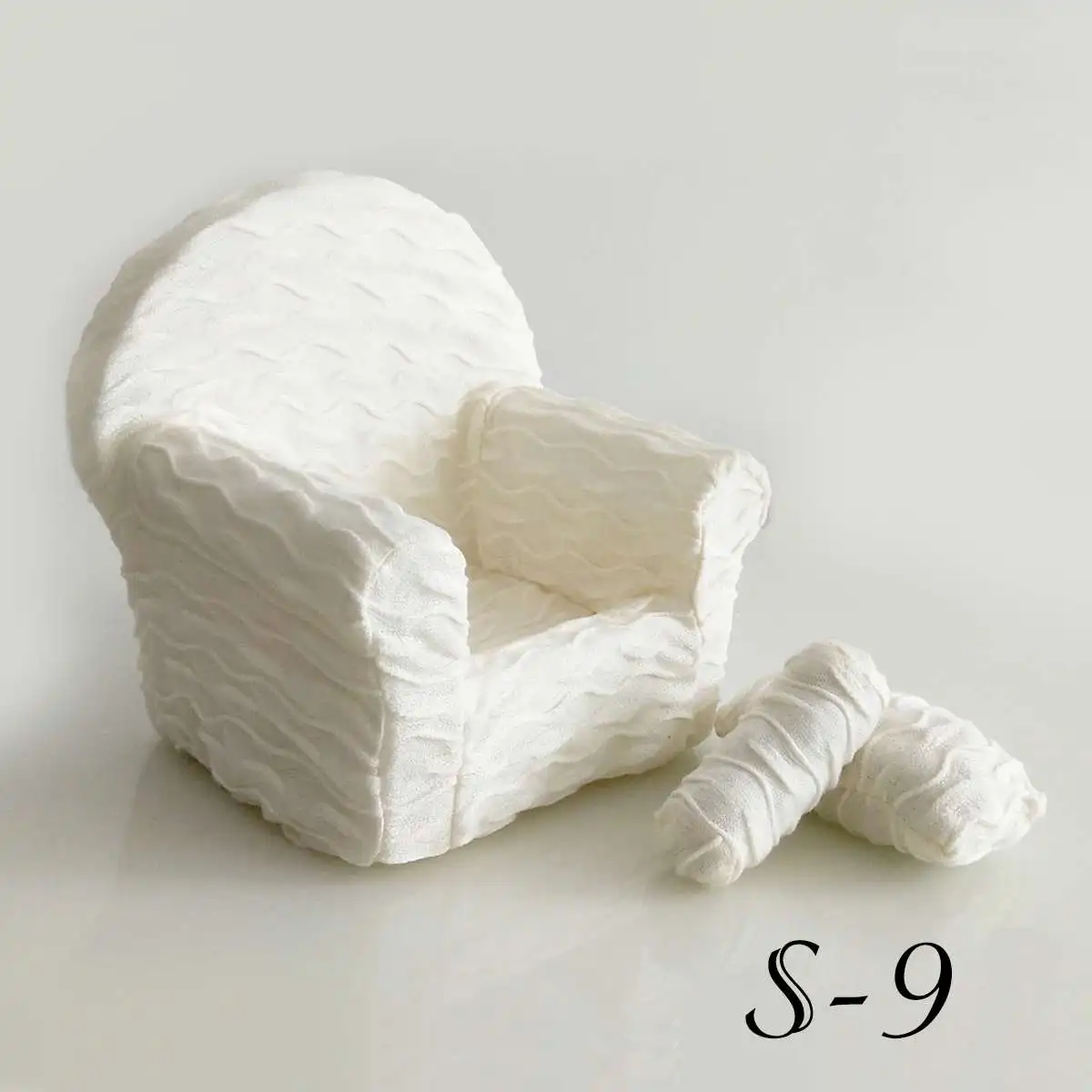 7 цветов новорожденных младенцев корзины реквизит фотографии реквизит ребенок позирует диван с подушками наряды Аксессуары для студийной съемки - Цвет: Белый