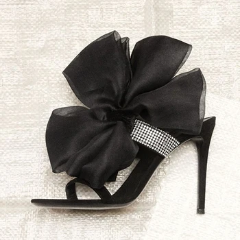 

High Heels Sandals Women Shoes Women Summer 2019 Sandalias Mujer Peep Toe Heels Bowtied Sapato Feminino Wedding Shoes Ladies