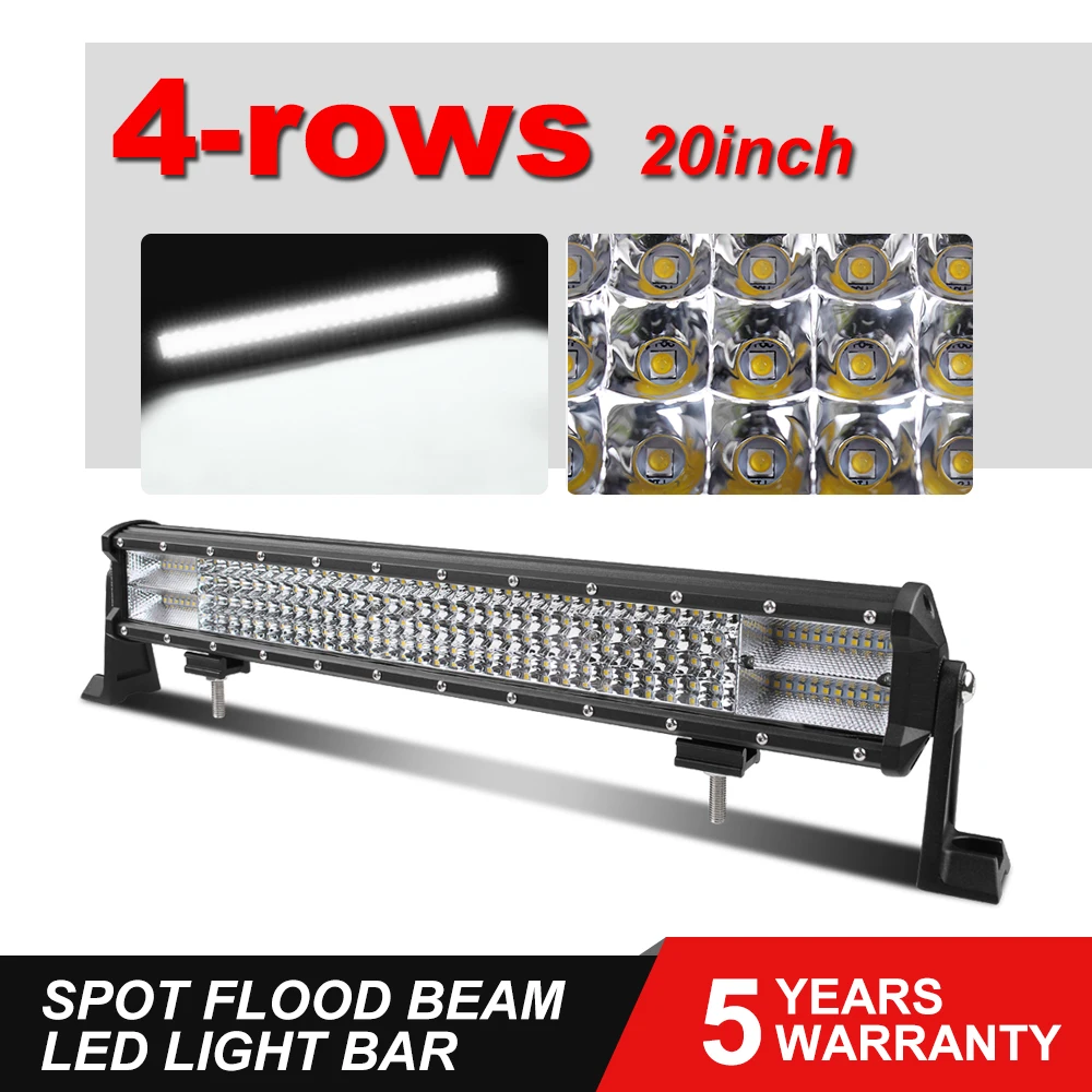 

CO LIGHT 4-Row 20 inch LED Light Bar Offroad 468W Combo Beam Auto Led Work Light Bar 12V for Lada Truck SUV ATV 4WD 4x4 Led Bar