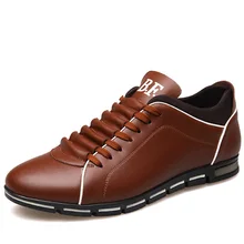 2017 New Luxury Brand Men Shoes England Trend Casual Leisure Shoes Leather Shoes Breathable For Male Footear Loafers Men’s Flats