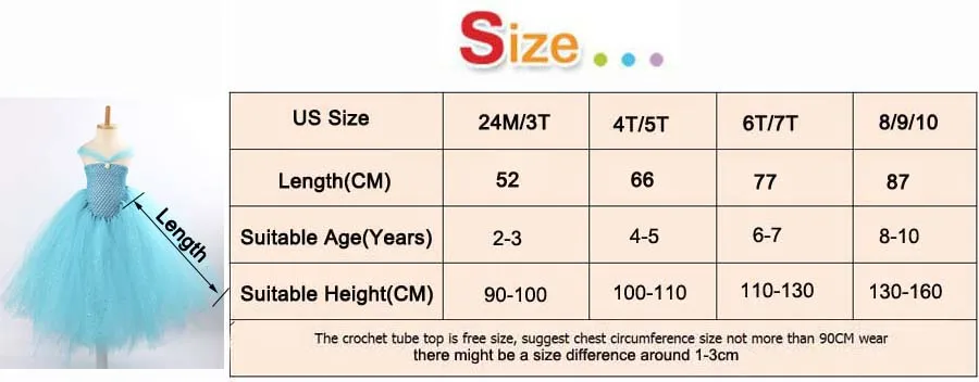 Girls Blue Glitter Princess Tutu Dress Elsa Inspired Kids Rhinestone Wedding TUTU (12)